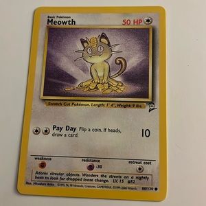 Meowth Pokémon Card